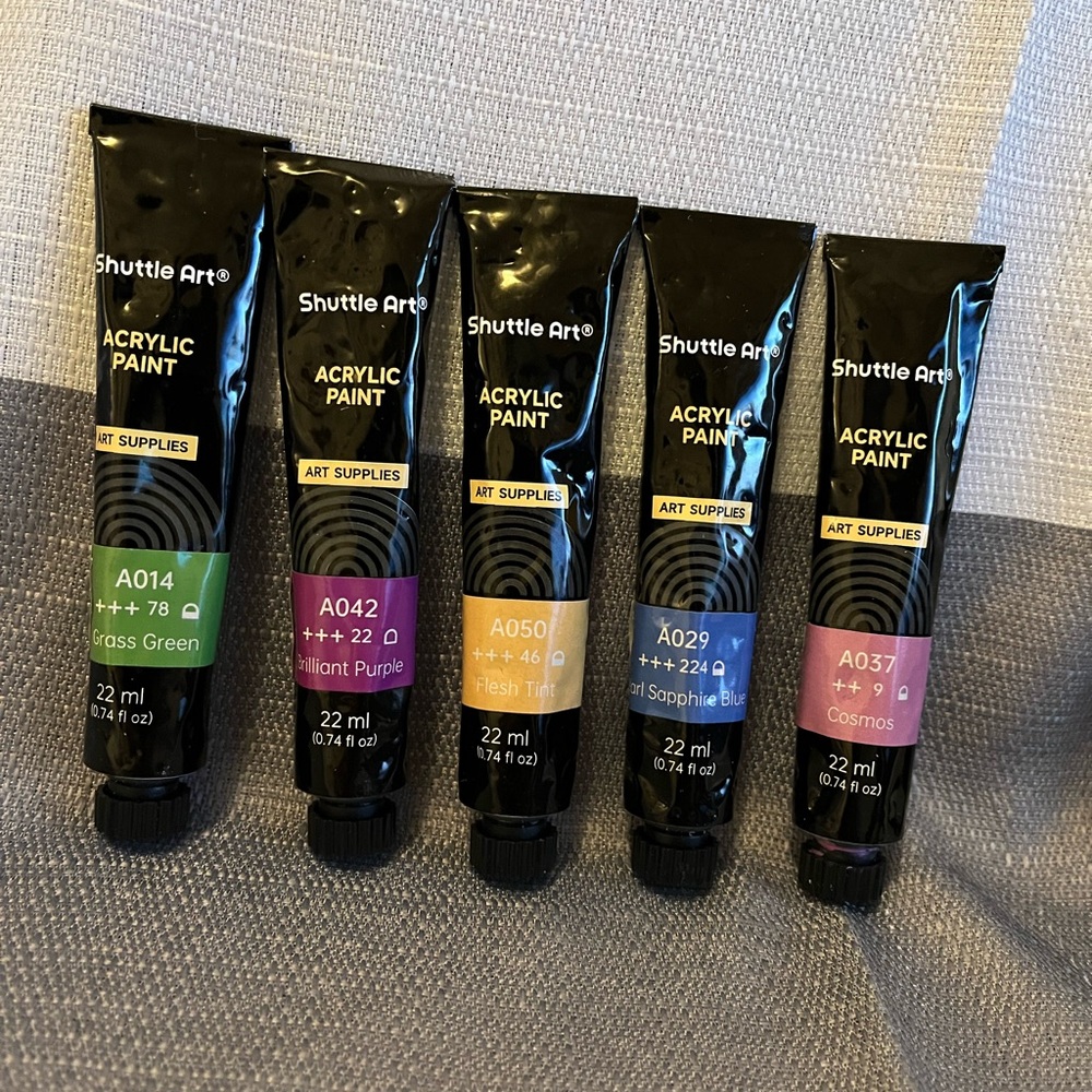 Acrylic Paint Set -10- .74 oz new tubes